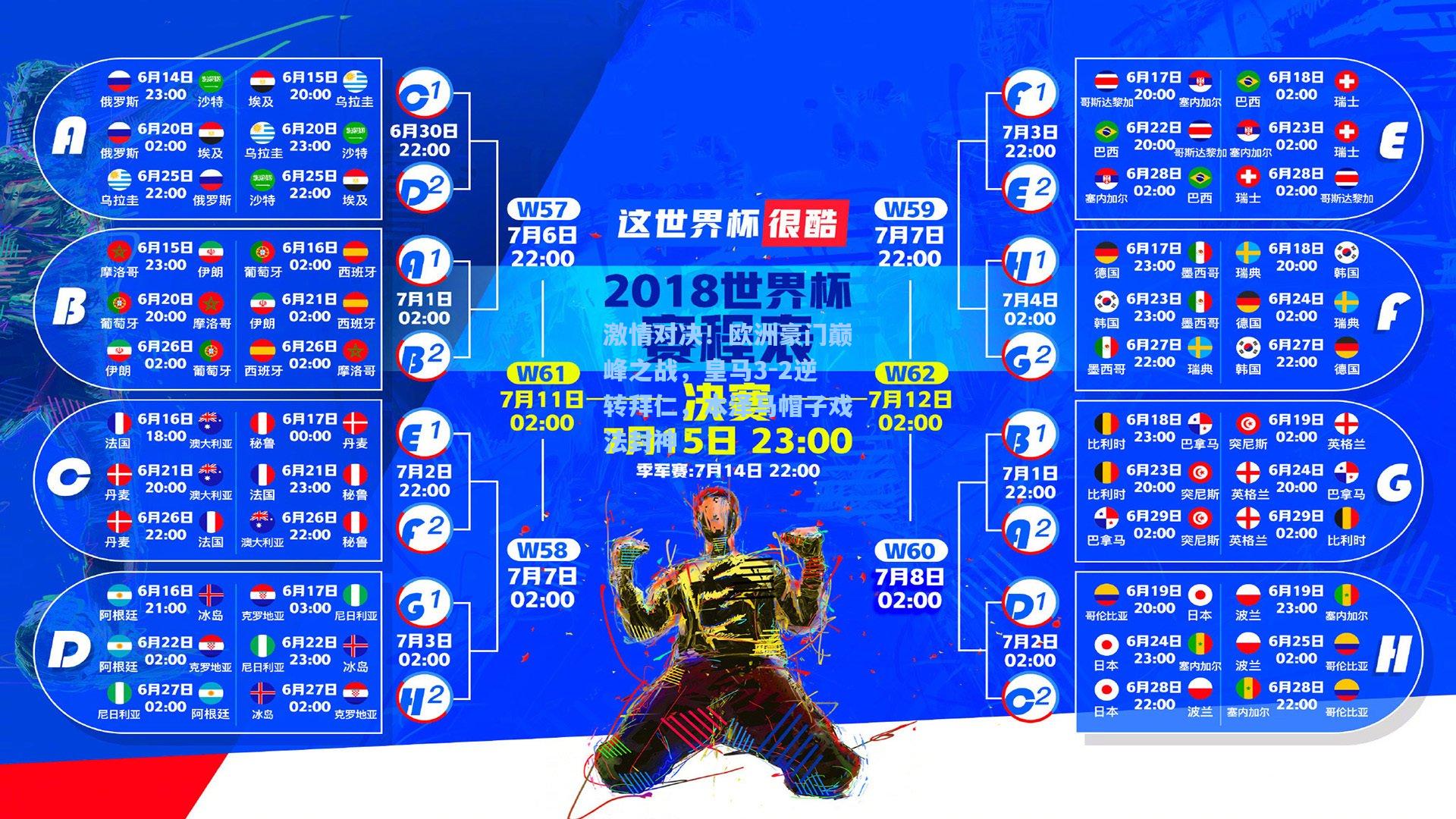 激情对决！欧洲豪门巅峰之战，皇马3-2逆转拜仁，本泽马帽子戏法封神